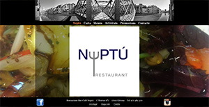 Web del restaurant Neptu